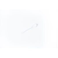 REUSABLE White Premium Plastic Flared Spoons - Pk 50