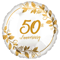 50th Anniversary Balloon (45 cm)