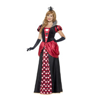 Womens Royal Red Queen of Hearts Costume