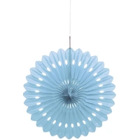 Pastel Blue Decorative Fan (40 cm)