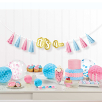 The Big Reveal "It's a..." Tassel Garland (240 cm)