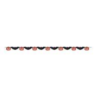 Pumpkin & Bat Streamer (2M)