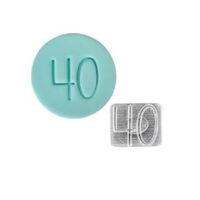 #40 Embossed Stamp