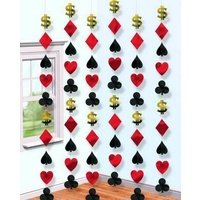Casino String Decoration (7ft long) - Pack of 6