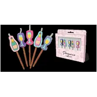 Prosecco Novelty Candle Pack - Pk 5