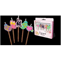 Engaged Novelty Candle Pack - Pk 5