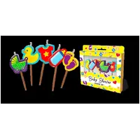 Baby Shower Novelty Candle Pack - Pk 5