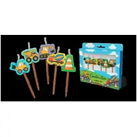Construction Novelty Candle Pack - Pk 5