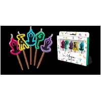 Yoga Novelty Candle Pack - Pk 5
