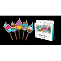 Cupcake Novelty Candle Pack - Pk 5