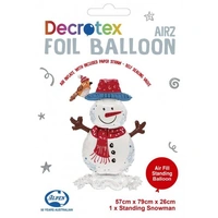 Christmas Snowman Standing Foil Balloon (79cm)
