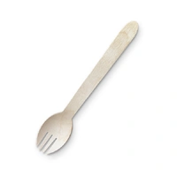 Wooden Sporks (15cm) - Pk 100