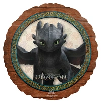 45cm How to Train Your Dragon Toothless Round Foil Balloon