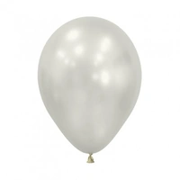 Silk Oyster White Balloons (12 cm) - Pk 50