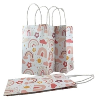 Boho Rainbow Paper Party Bags - Pk 5