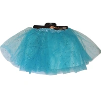 Bright Blue Glitter Tutu (40 cm, 4 Layers)