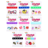 Charm Bracelet Set (22.5 cm x 1.5 cm) - Pk 4