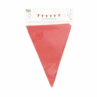 Red Pennant Bunting Banner