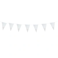 White Pennant Banner