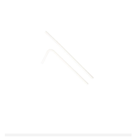 FSC White Bendy Straws (19.7 cm) – Pk 40