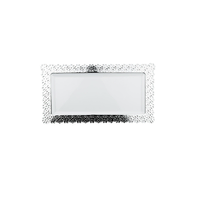 Silver Rim Serving Platter (36x15cm) – Pk 2