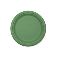 Sugar Cane Plates Pastel Green (18cm) – Pk 25
