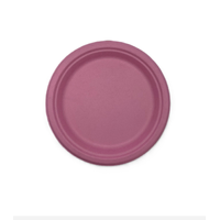 Sugar Cane Plates Pastel Pink (18 cm) – Pk 25