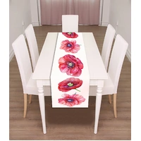 ANZAC Day Table Runner White 183x33cm