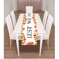 ANZAC Day Table Runner Lest We Forget 183x33cm