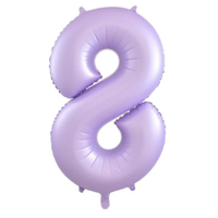 Matt Lilac Number 8 Balloon (86 cm)