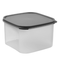 Dry Food Container w/Black Lid - Pk1