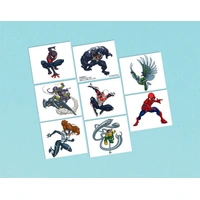 Spider-Man Webbed Wonder Tattoos - Pk8