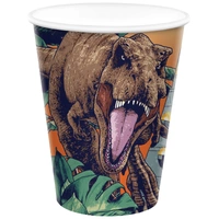 Jurassic Into The Wild Paper Cups (266ml) – Pk 8