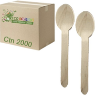 Natural Wooden Spoons (15.5 cm) – Pk 2000