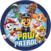Paw Patrol Adventure Plates (17.7cm) – Pk 8