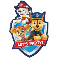 Paw Patrol Party Postcard Invites – Pk 8