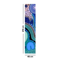 Pathways Wall Panel with 2 eyelets - 210 x 45cm