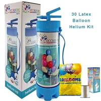 Helium Kit inc 2.2L tank, 30 Balloons & XtraFloat