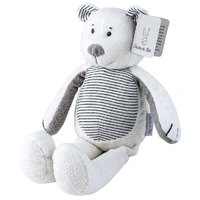 Striped Plush Bear