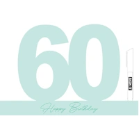 60 Minty Green Signature Block (34 x 23cm)