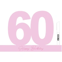 60 Fairy Floss Pink Signature Block