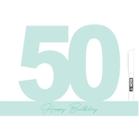 50 Minty Green Signature Block