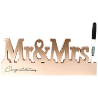 Mr & Mrs Sign –Rose Gold
