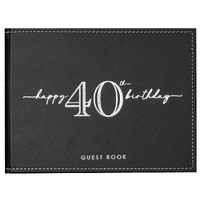 40th Birthday Guest Book