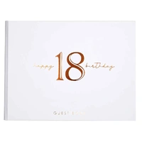 18th Rose Gold Guest Book