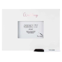 Wedding Signature Frame With Marker