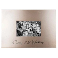 Happy 21st Signature Photo Frame With Marker