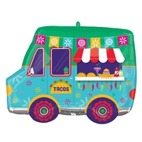 Fiesta Time Taco Truck Foil Balloon (35 cm) – Pk 1