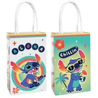 Lilo & Stitch Kraft Paper Bags (13x21cm) - Pk 8