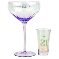 21st Coupe & Shot Glass Set